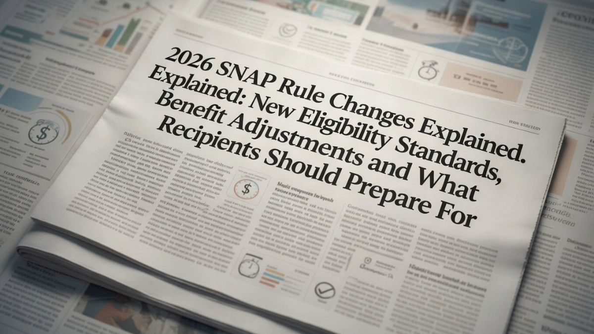 2026 SNAP Rule Changes Explained