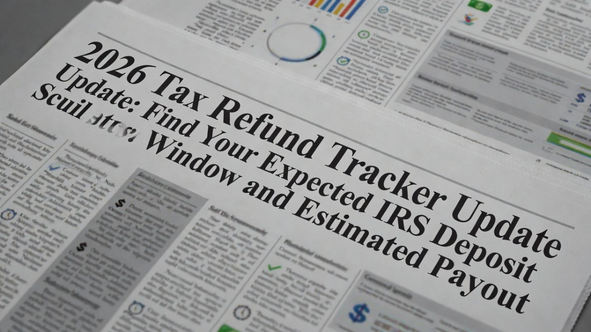 2026 Tax Refund Tracker Update