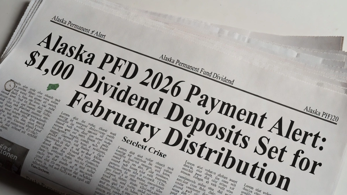 Alaska PFD 2026 Payment Alert