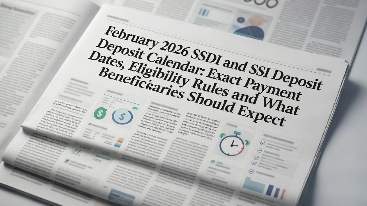 February 2026 SSDI and SSI Deposit Calendar