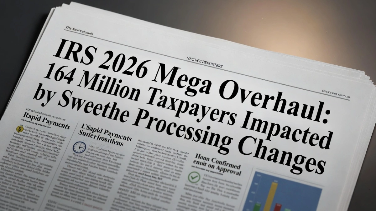 IRS 2026 Mega Overhaul