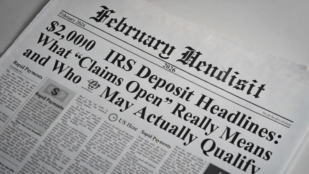 IRS Deposit Headlines